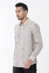 Mens Casual Shirt (Beige)
