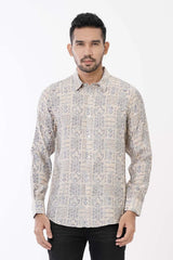 Mens Casual Shirt (Beige)