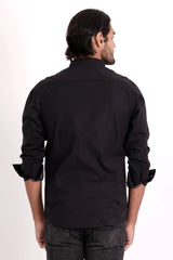 Men's Casual Shirt (Black)