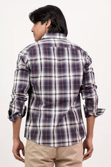 Men's Casual Shirt (Blue Check)