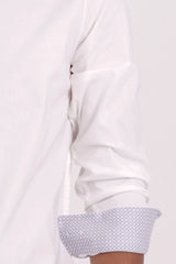 Men's Casual Shirt (White)