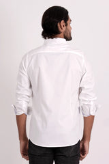 Men's Casual Shirt (White)