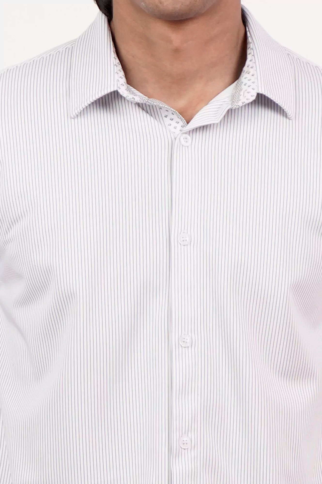 Men's Casual Shirt (White)