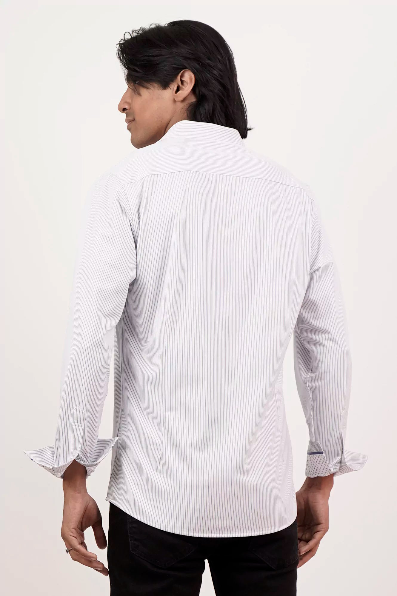 Men's Casual Shirt (White)