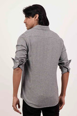 Men's Casual Shirt (Black)