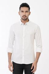 Mens Casual Shirt (White)