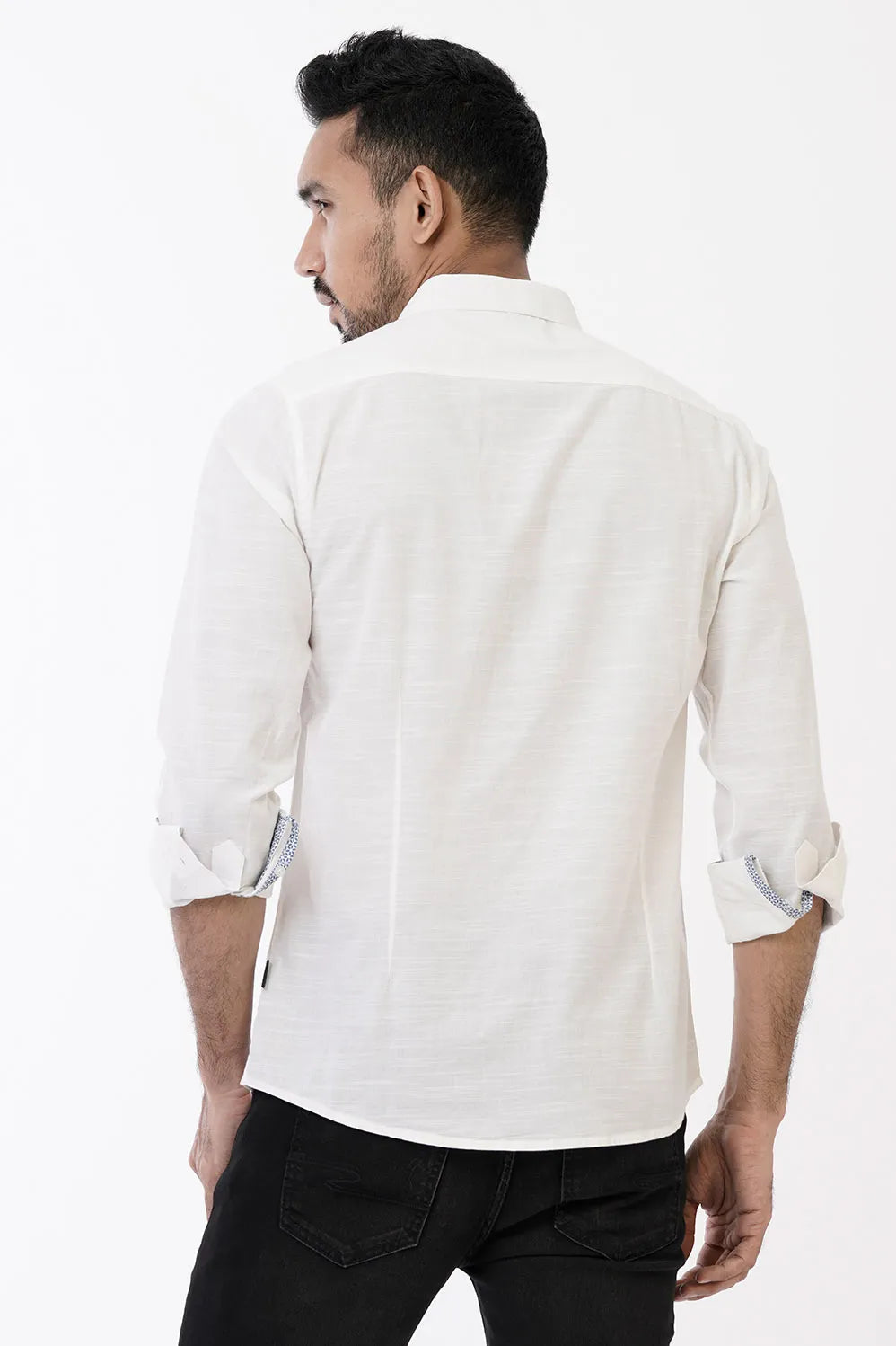 Mens Casual Shirt (White)