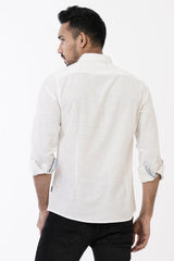 Mens Casual Shirt (White)