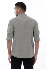 Mens Casual Shirt (Olive Green)