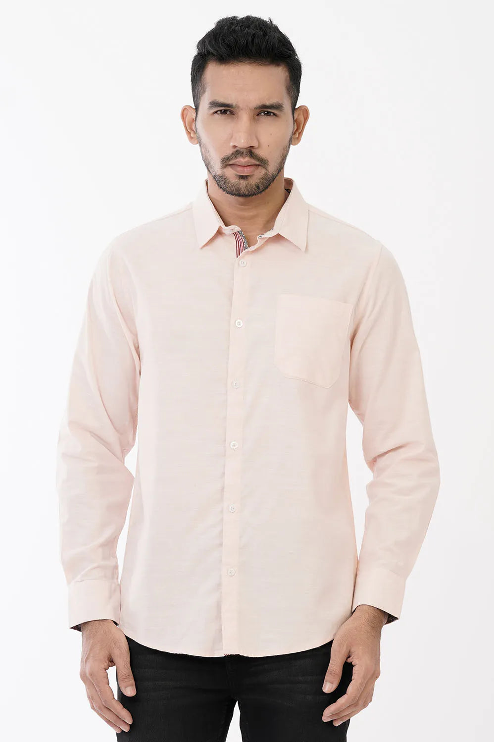 Mens Casual Shirt (Lt. Pink)