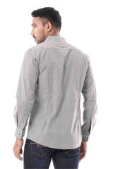 Mens Casual Shirt (Black Check)