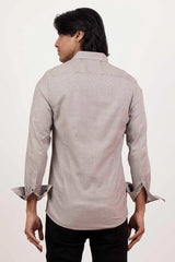 Men's Casual Shirt (Brown)