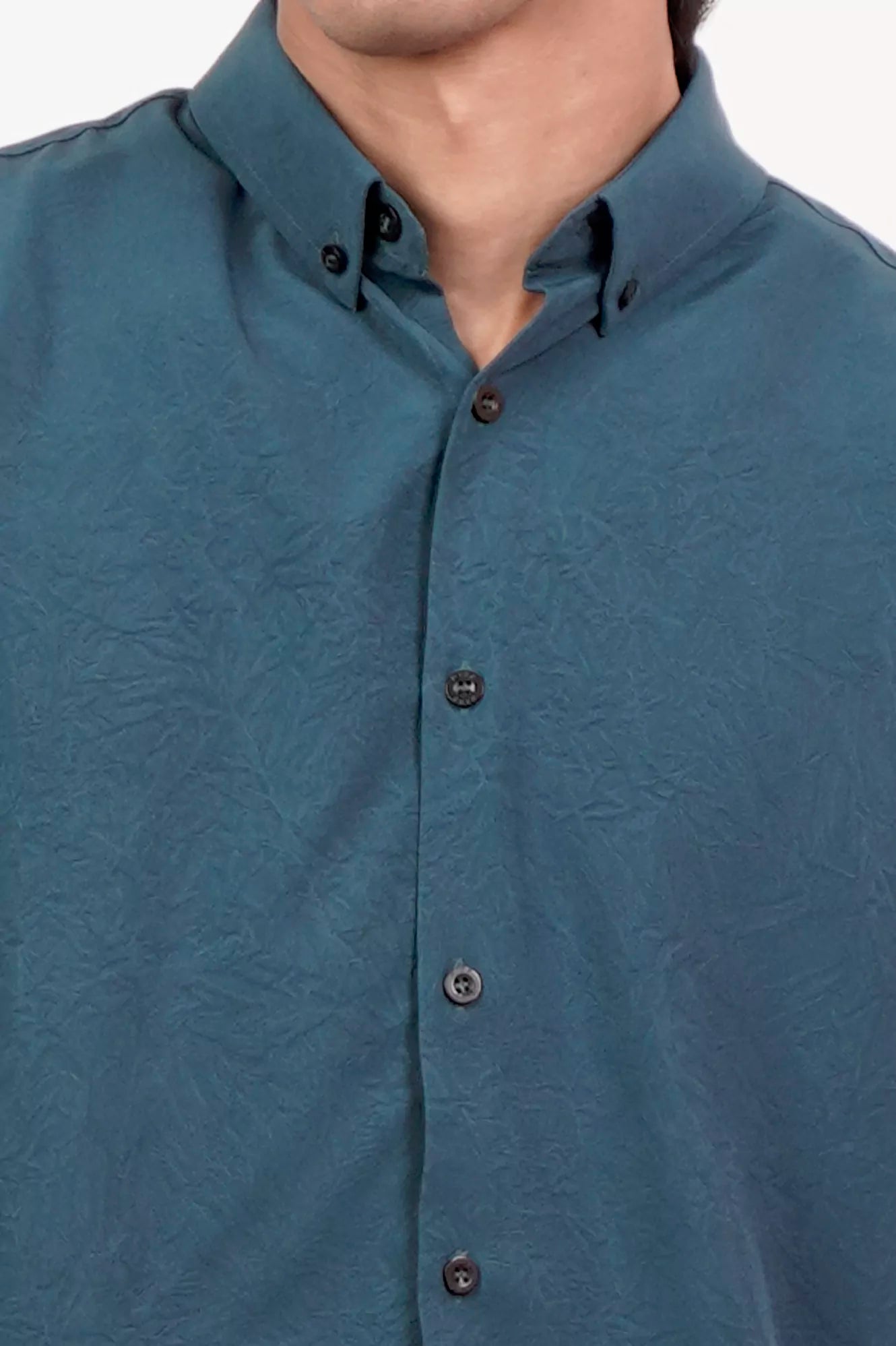 Men's Casual Shirt (Dark Teal)