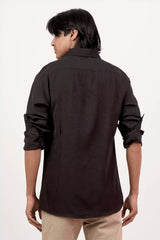 Men's Casual Shirt (Black)