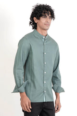 Men's Casual Shirt (Blue Sage)