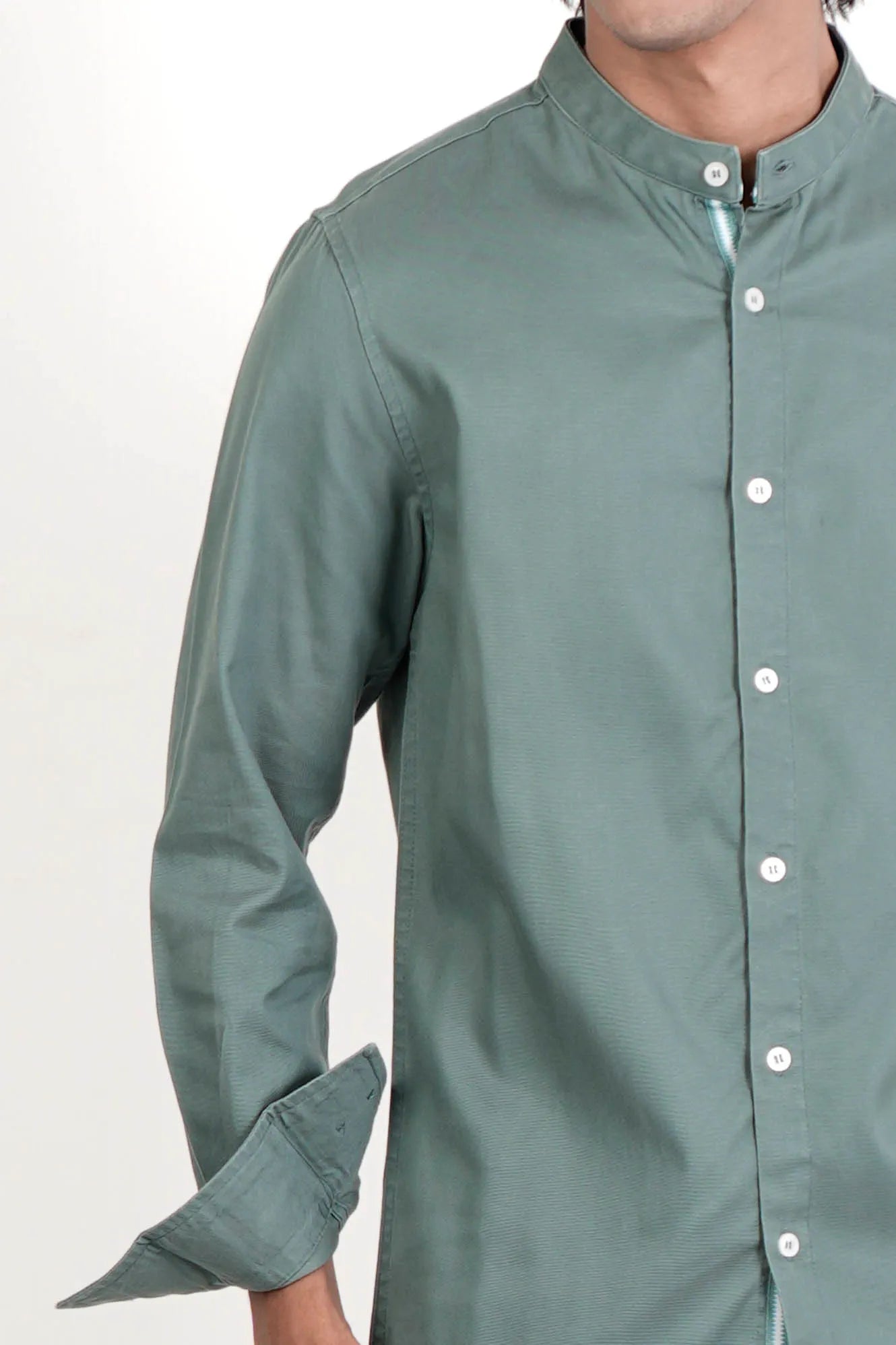Men's Casual Shirt (Blue Sage)