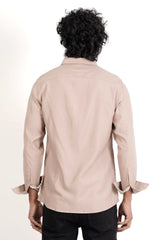 Men's Casual Shirt (Beige)