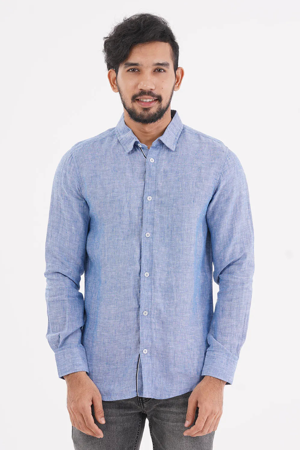 Mens Casual Shirt (Blue)