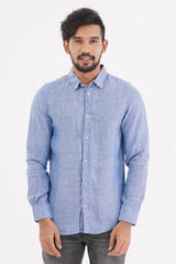 Mens Casual Shirt (Blue)