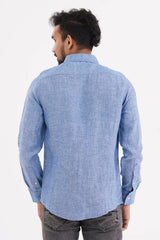 Mens Casual Shirt (Blue)