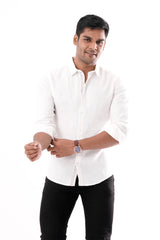 Mens Casual Shirt (White)
