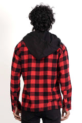 Men's Casual Shirt (Red Check)