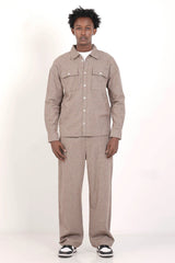 Men's Casual Shirt (Taupe)