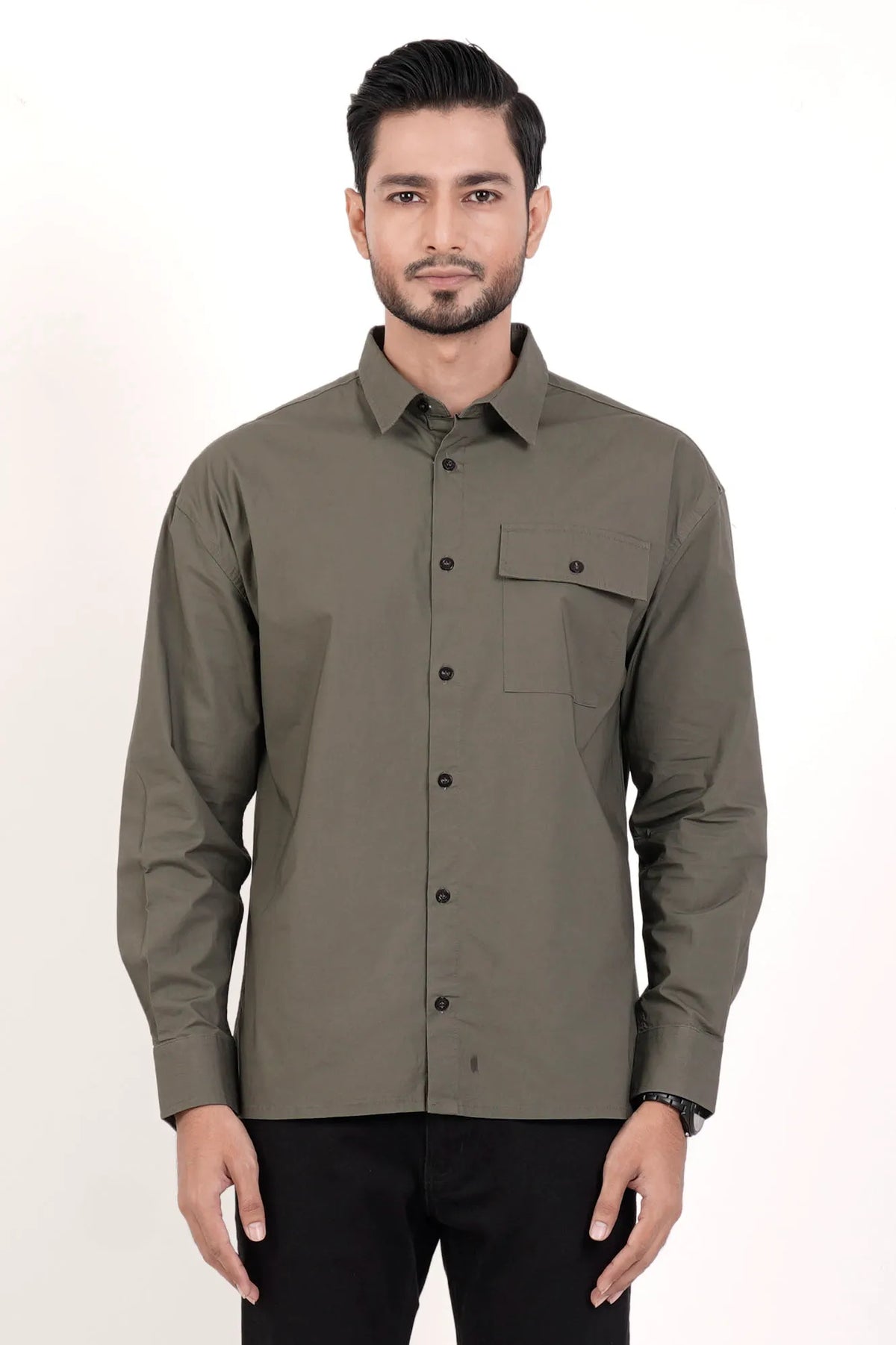 Men's Casual Shirt (Dk. Sage)