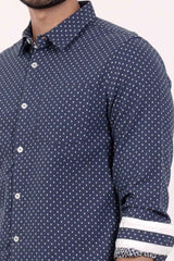 Men's Casual Shirt (Blue)