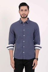 Men's Casual Shirt (Blue)