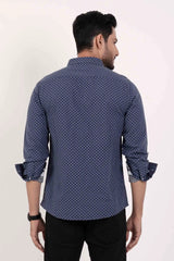 Men's Casual Shirt (Blue)