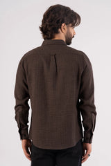 Men's Casual Shirt (Dk. Brown)