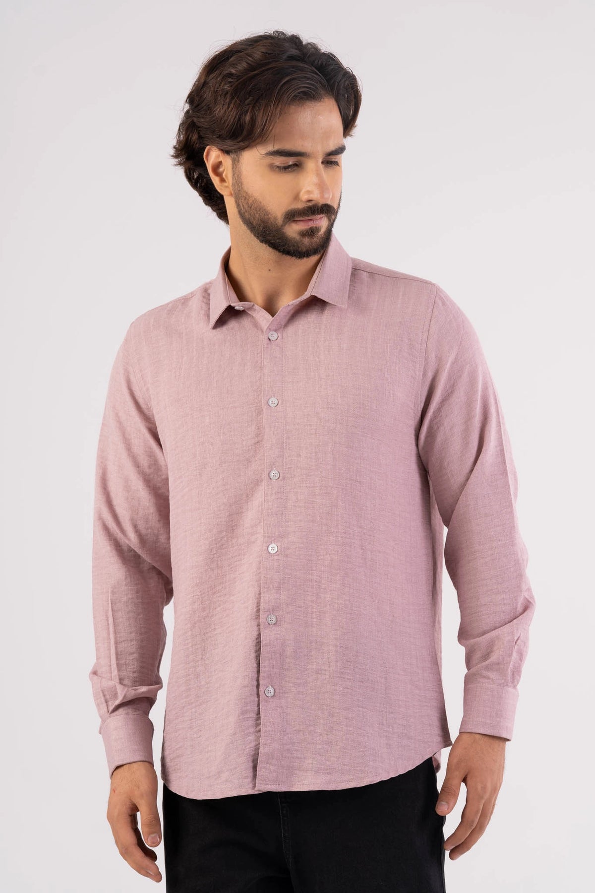 Men's Casual Shirt (Mauve)