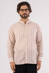Men's Casual Shirt (Beige)