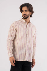 Men's Casual Shirt (Beige)