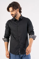 Men's Casual Shirt (Black)