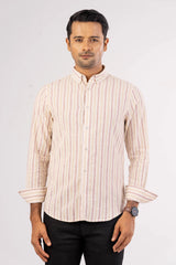 Men's Casual Shirt (Beige)