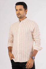 Men's Casual Shirt (Beige)
