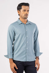 Men's Casual Shirt (Aqua)