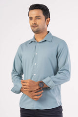 Men's Casual Shirt (Aqua)