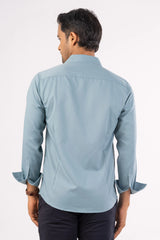 Men's Casual Shirt (Aqua)