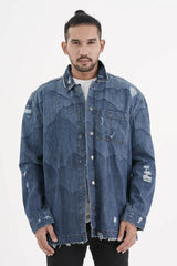 Men's Shirt Jacket (Medium Wash)