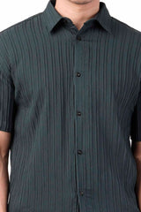 Men's Short Sleeve Shirt (Dk. Green)