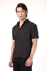 Men's Short Sleeve Shirt (Black)