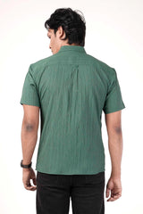 Men's Short Sleeve Shirt (Green)