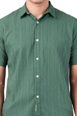 Men's Short Sleeve Shirt (Green)