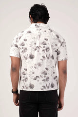 Men's Short Sleeve Shirt (White)