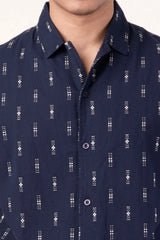 Men's Short Sleeve Shirt (Dk. Navy)