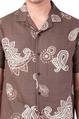 Men's Short Sleeve Shirt (Taupe)