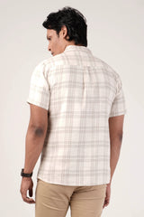 Men's Short Sleeve Shirt (Ivory)
